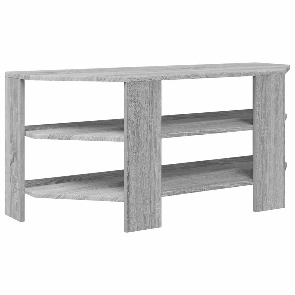 vidaXL EckTVSchrank Graues Sonoma 102x40,5x45cm Holzwerkstoff