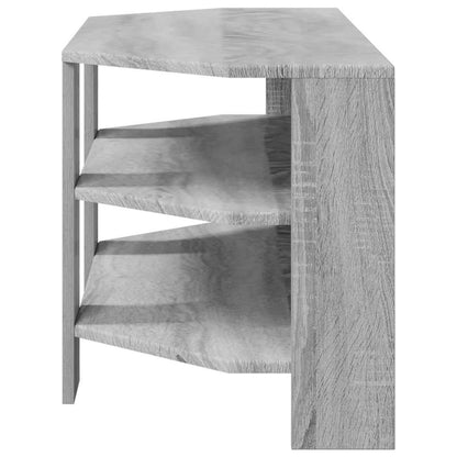 vidaXL EckTVSchrank Graues Sonoma 102x40,5x45cm Holzwerkstoff