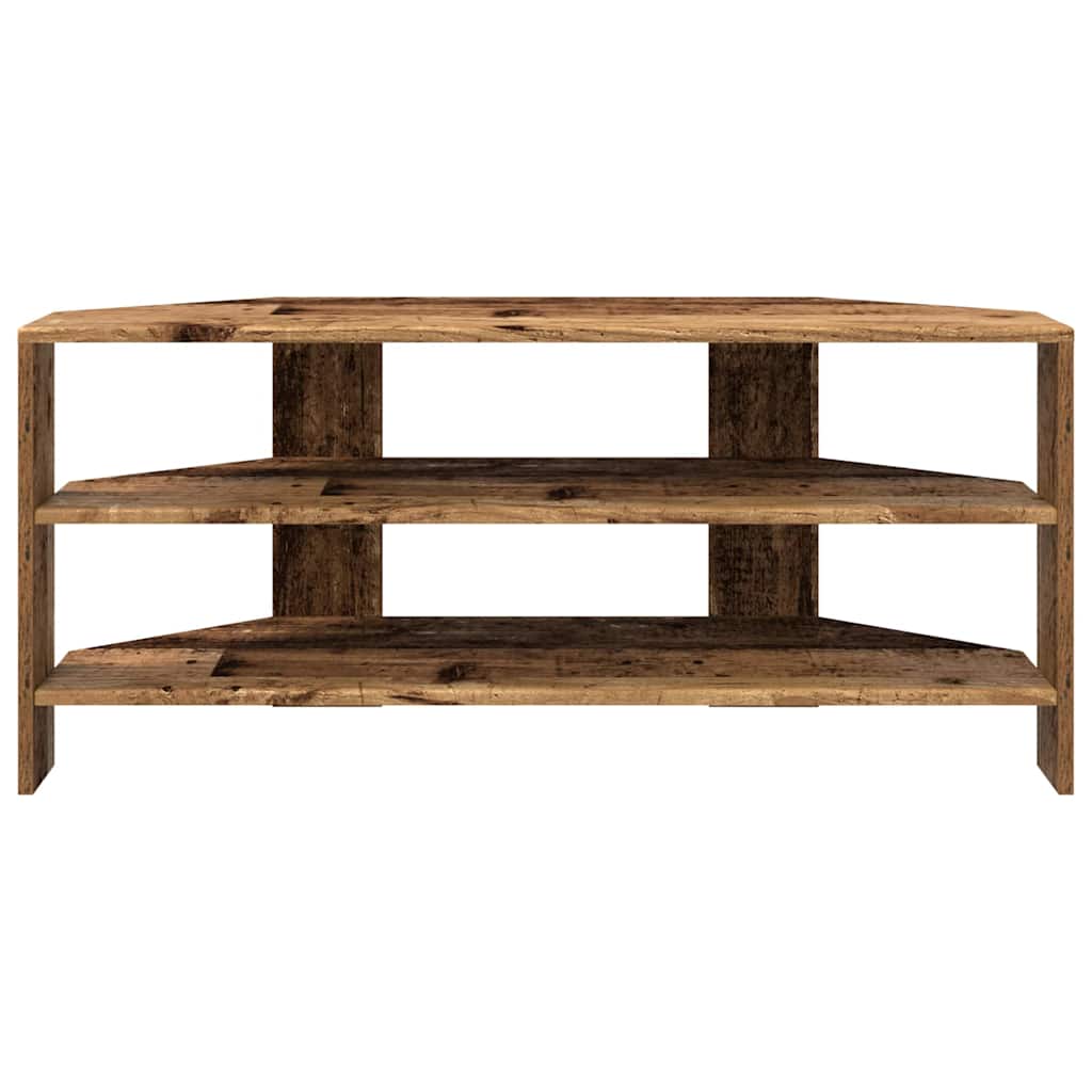 vidaXL EckTVSchrank Altholz 102x40,5x45cm Holzwerkstoff