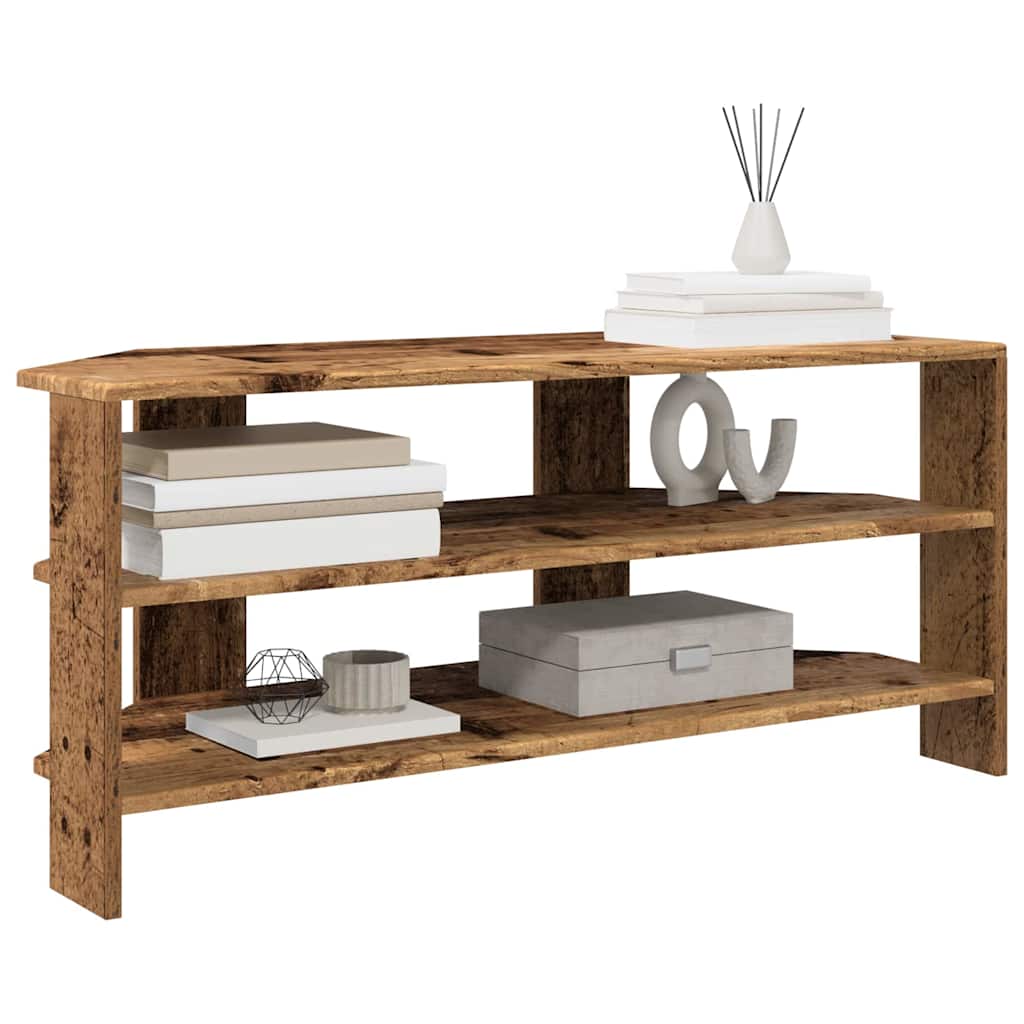 vidaXL EckTVSchrank Altholz 102x40,5x45cm Holzwerkstoff