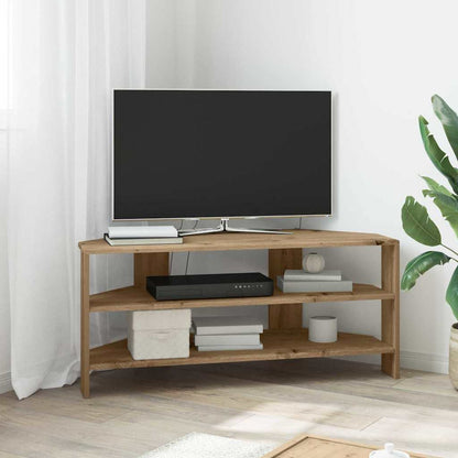 vidaXL EckTVSchrank Artisan-Eiche 102x40,5x45cm Holzwerkstoff
