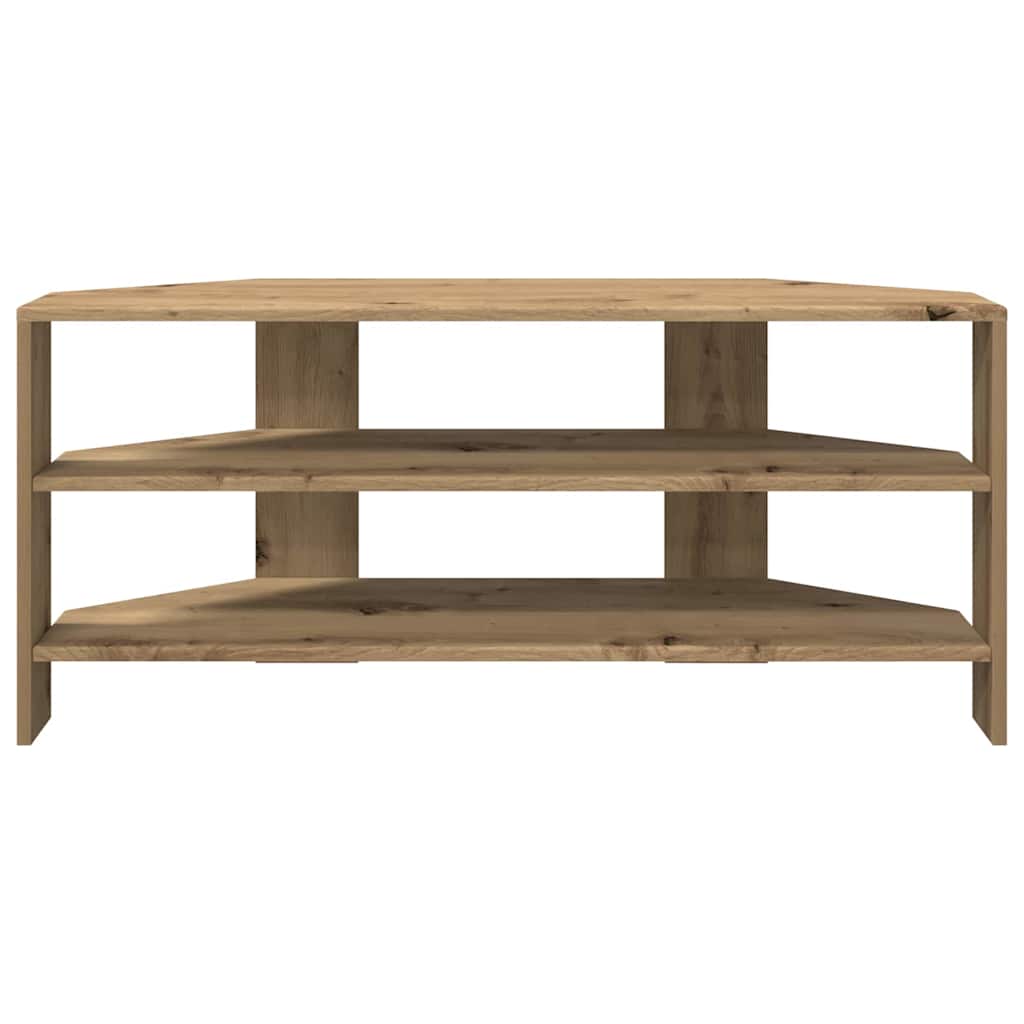 vidaXL EckTVSchrank Artisan-Eiche 102x40,5x45cm Holzwerkstoff