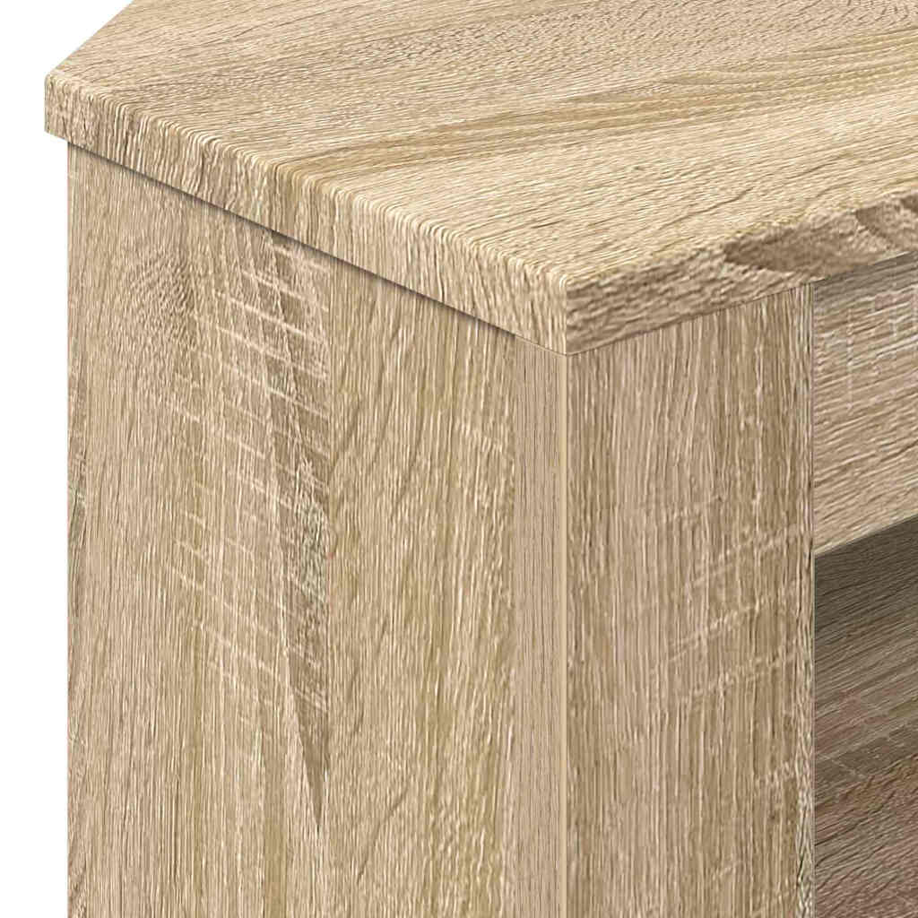 EckTVSchrank Sonoma-Eiche 102 x 40,5 x 45 cm Holzwerkstoff