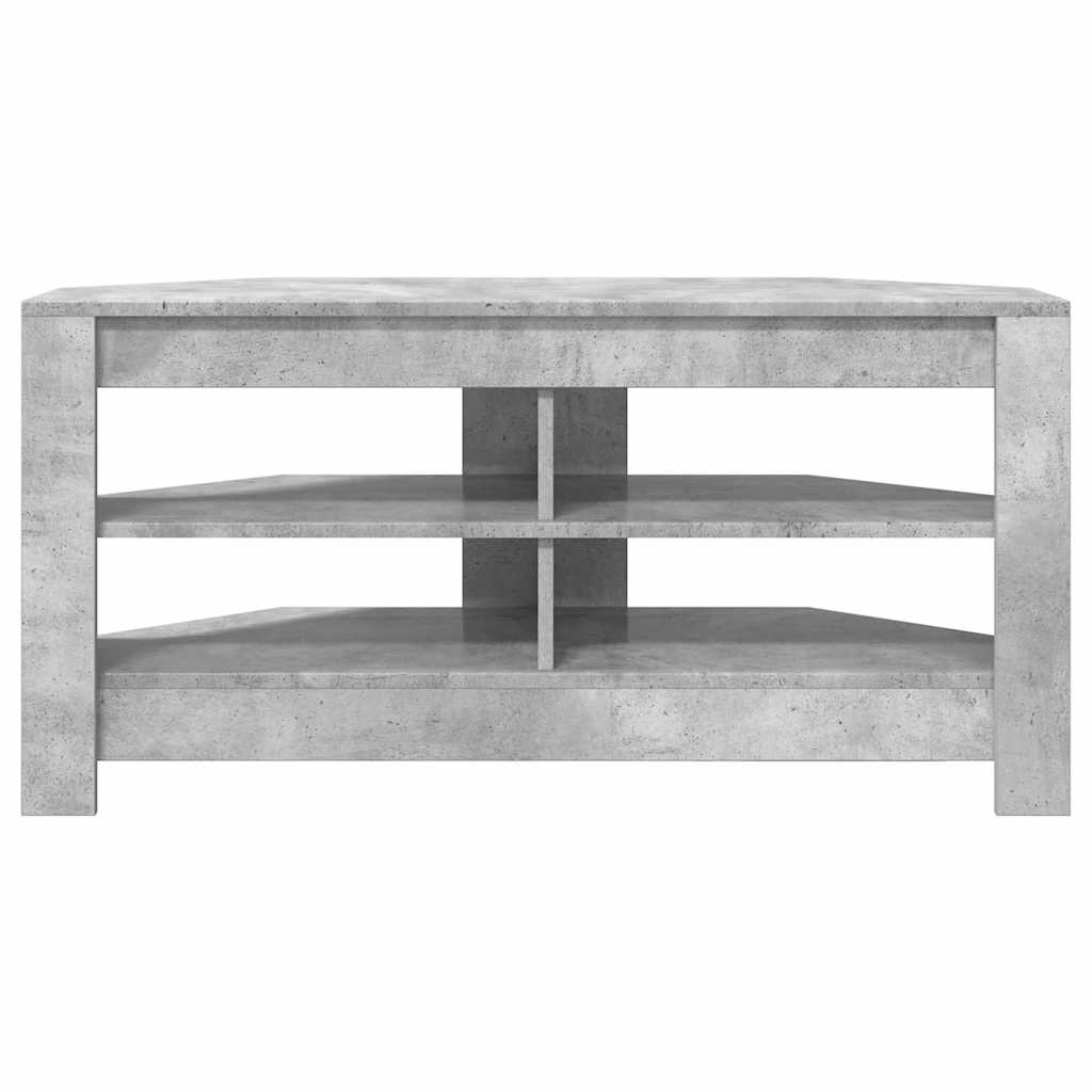 vidaXL EckTVSchrank Beton Grau 102 x 40,5 x 45 cm Holzwerkstoff