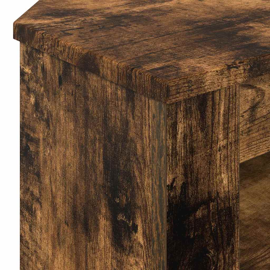 vidaXL EckTVSchrank Geräucherte Eiche 102 x 40,5 x 45 cm Holzwerkstoff