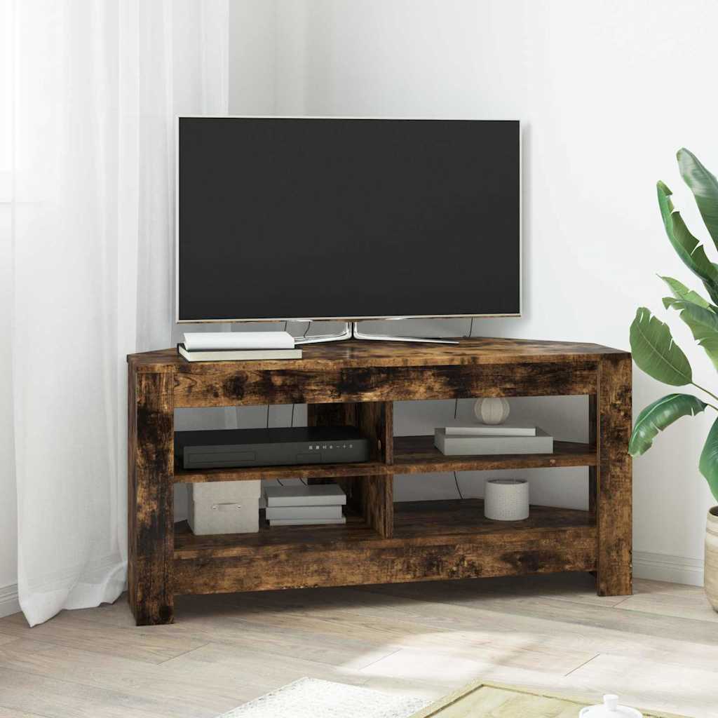 vidaXL EckTVSchrank Geräucherte Eiche 102 x 40,5 x 45 cm Holzwerkstoff