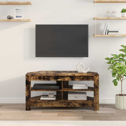 vidaXL EckTVSchrank Geräucherte Eiche 102 x 40,5 x 45 cm Holzwerkstoff