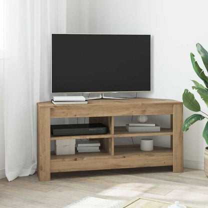 vidaXL EckTVSchrank Artisan-Eiche 102 x 40,5 x 45 cm Holzwerkstoff
