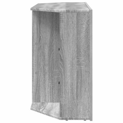 vidaXL Eck-LED-TV-Schrank Graues Sonoma 100x40x68cm Holzwerkstoff