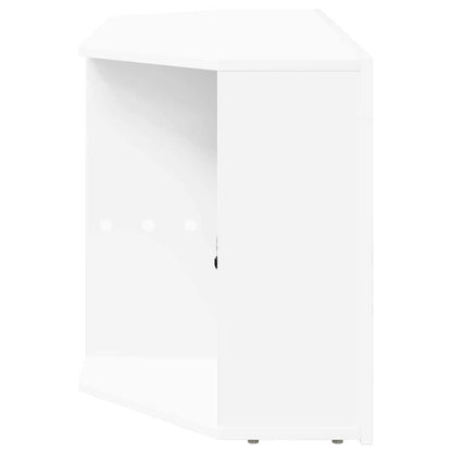 vidaXL Eck-LED-TV-Schrank Weiß 100 x 40 x 50 cm Holzwerkstoff