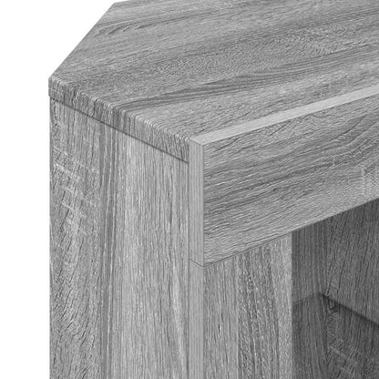 vidaXL Eck-LED-TV-Schrank Graues Sonoma 100 x 40 x 50 cm Holzwerkstoff