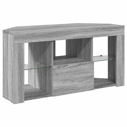 vidaXL Eck-LED-TV-Schrank Graues Sonoma 100 x 40 x 50 cm Holzwerkstoff