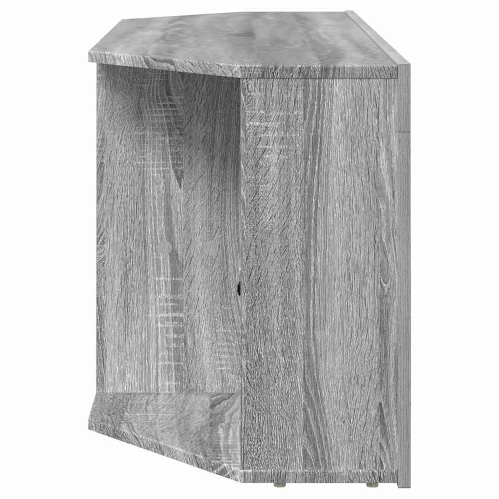 vidaXL Eck-LED-TV-Schrank Graues Sonoma 100 x 40 x 50 cm Holzwerkstoff