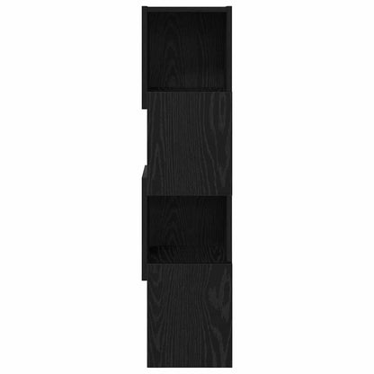 vidaXL Eckschrank Schwarz Eichen-Optik 25,5x25x102cm Holzwerkstoff