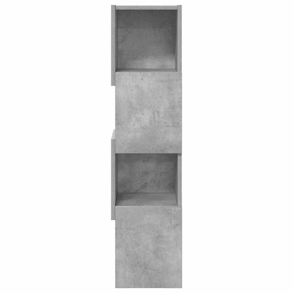 vidaXL Eckschrank Beton Grau 25,5x25x102cm Holzwerkstoff