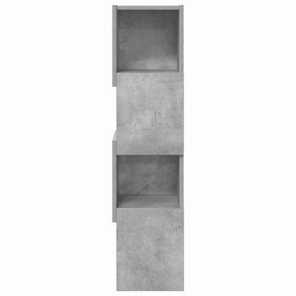 vidaXL Eckschrank Beton Grau 25,5x25x102cm Holzwerkstoff