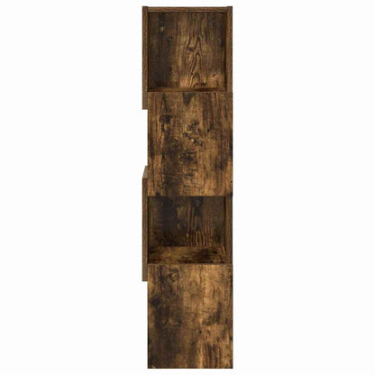 vidaXL Eckschrank Geräucherte Eiche 25,5x25x102cm Holzwerkstoff