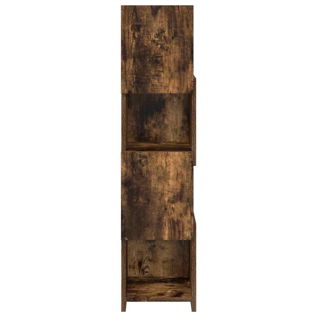 vidaXL Eckschrank Geräucherte Eiche 25,5x25x102cm Holzwerkstoff