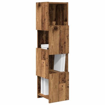 Eckschrank Altholz 25,5x25x102cm Holzwerkstoff