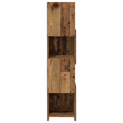 Eckschrank Altholz 25,5x25x102cm Holzwerkstoff