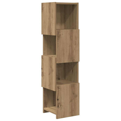 vidaXL Meuble d'angle chêne artisan 25,5x25x102 cm en bois d'ingénierie