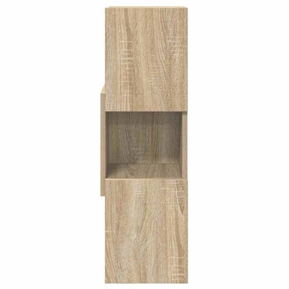 vidaXL Armoire d'angle Chêne Sonoma 25,5x25x80 cm Bois d'ingénierie