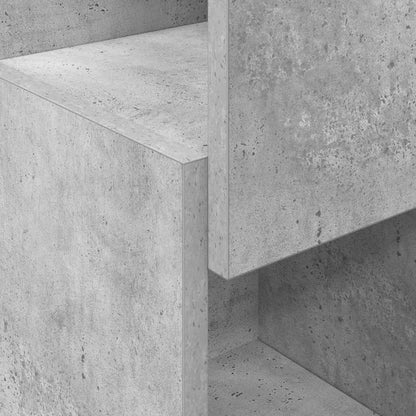Eckschrank Beton Grau 25,5x25x80cm Holzwerkstoff