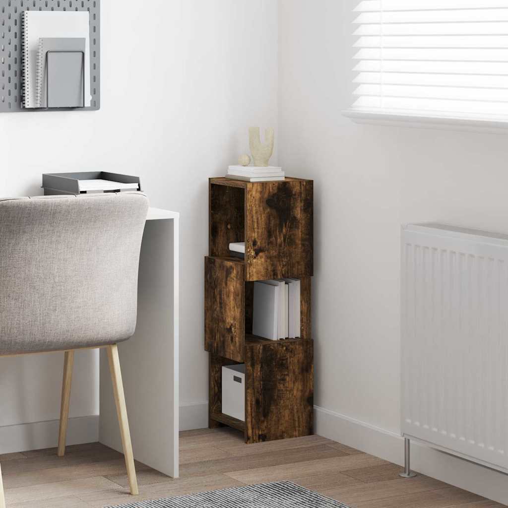 Eckschrank Geräucherte Eiche 25,5x25x80cm Holzwerkstoff