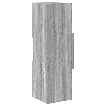 vidaXL Armoire d'angle Sonoma Gris 25,5x25x80cm Bois d'ingénierie