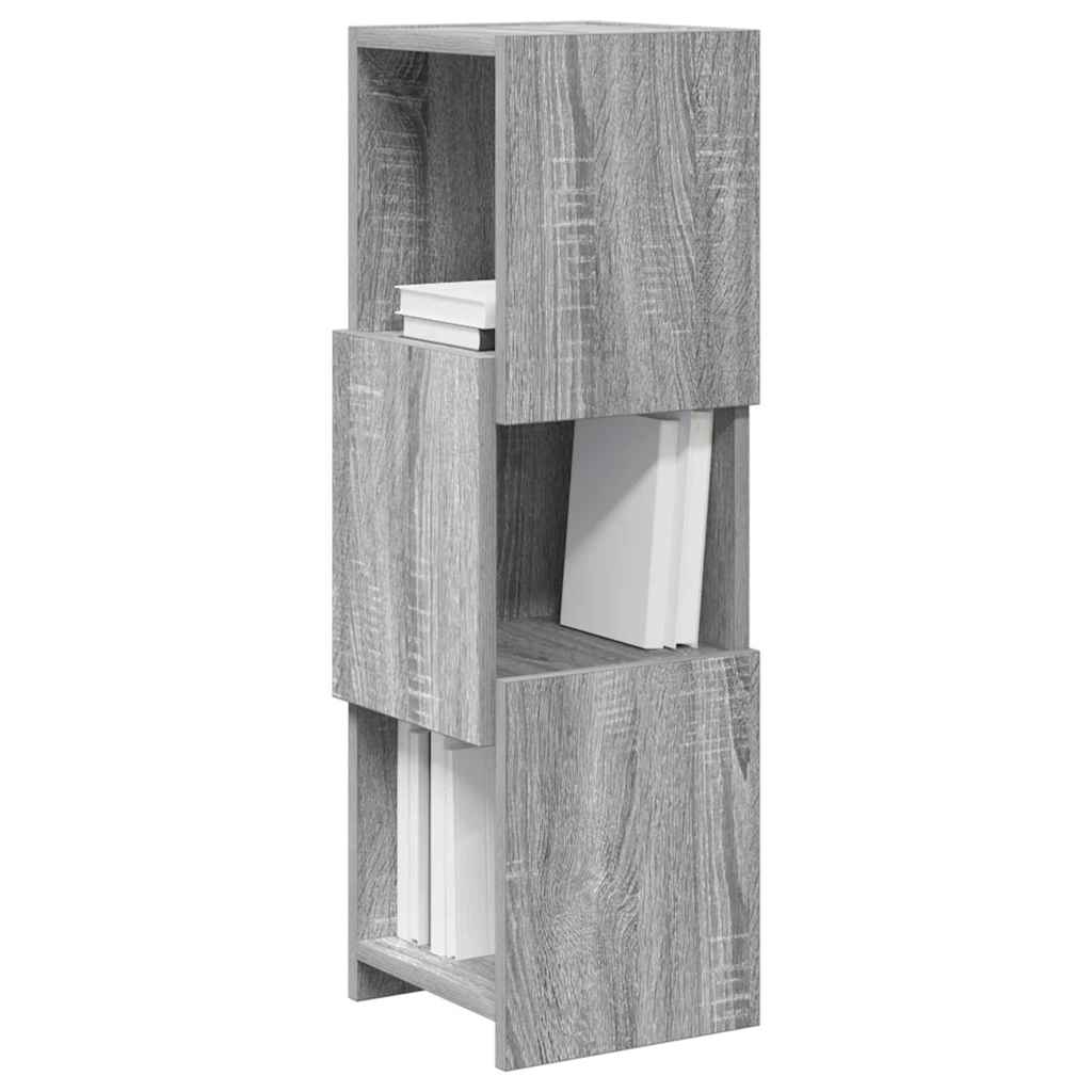 vidaXL Armoire d'angle Sonoma Gris 25,5x25x80cm Bois d'ingénierie