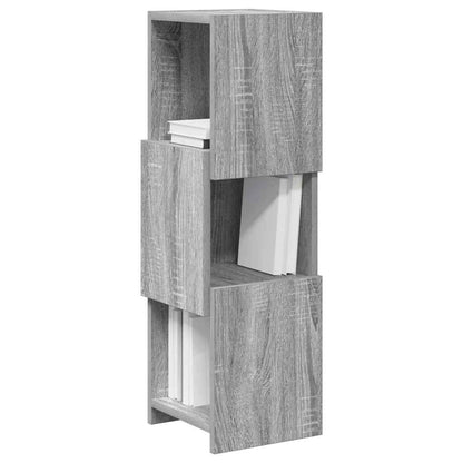 vidaXL Armoire d'angle Sonoma Gris 25,5x25x80cm Bois d'ingénierie