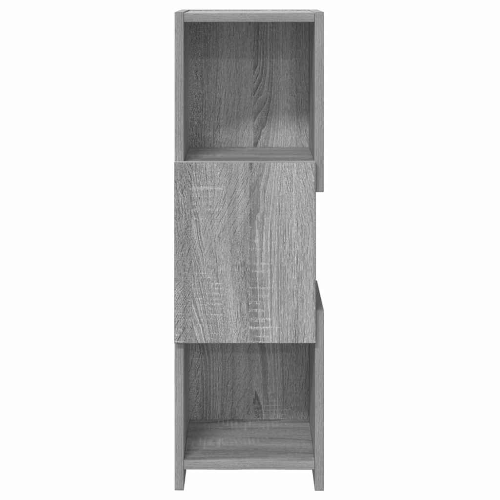 vidaXL Armoire d'angle Sonoma Gris 25,5x25x80cm Bois d'ingénierie