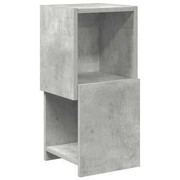vidaXL Meuble d'angle béton gris 25,5x25x55 cm Aggloméré