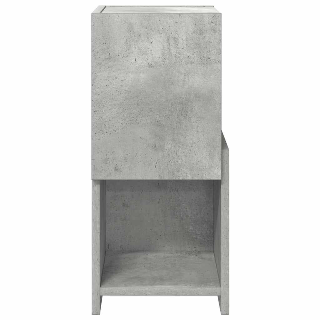 Eckschrank Beton Grau 25,5x25x55cm Holzwerkstoff