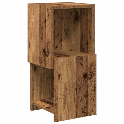 vidaXL Armoire d'angle en bois de récupération 25,5x25x55cm, bois d'ingénierie