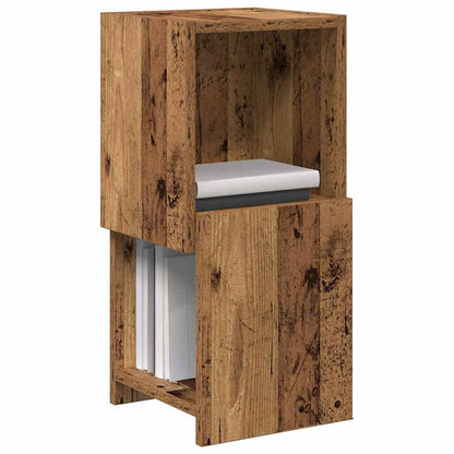vidaXL Armoire d'angle en bois de récupération 25,5x25x55cm, bois d'ingénierie