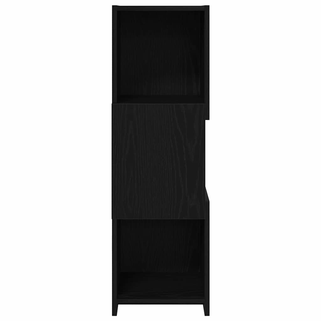 vidaXL Eckschrank Schwarz Eichen-Optik 30,5x30x95cm Holzwerkstoff
