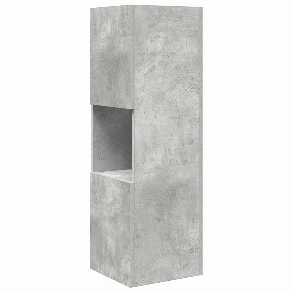 vidaXL Eckschrank Beton Grau 30,5x30x95cm Holzwerkstoff
