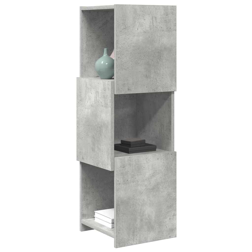 vidaXL Eckschrank Beton Grau 30,5x30x95cm Holzwerkstoff