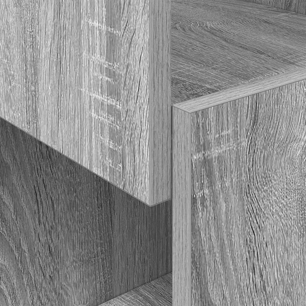vidaXL Eckschrank Graues Sonoma 30,5x30x95cm Holzwerkstoff