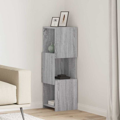 vidaXL Eckschrank Graues Sonoma 30,5x30x95cm Holzwerkstoff