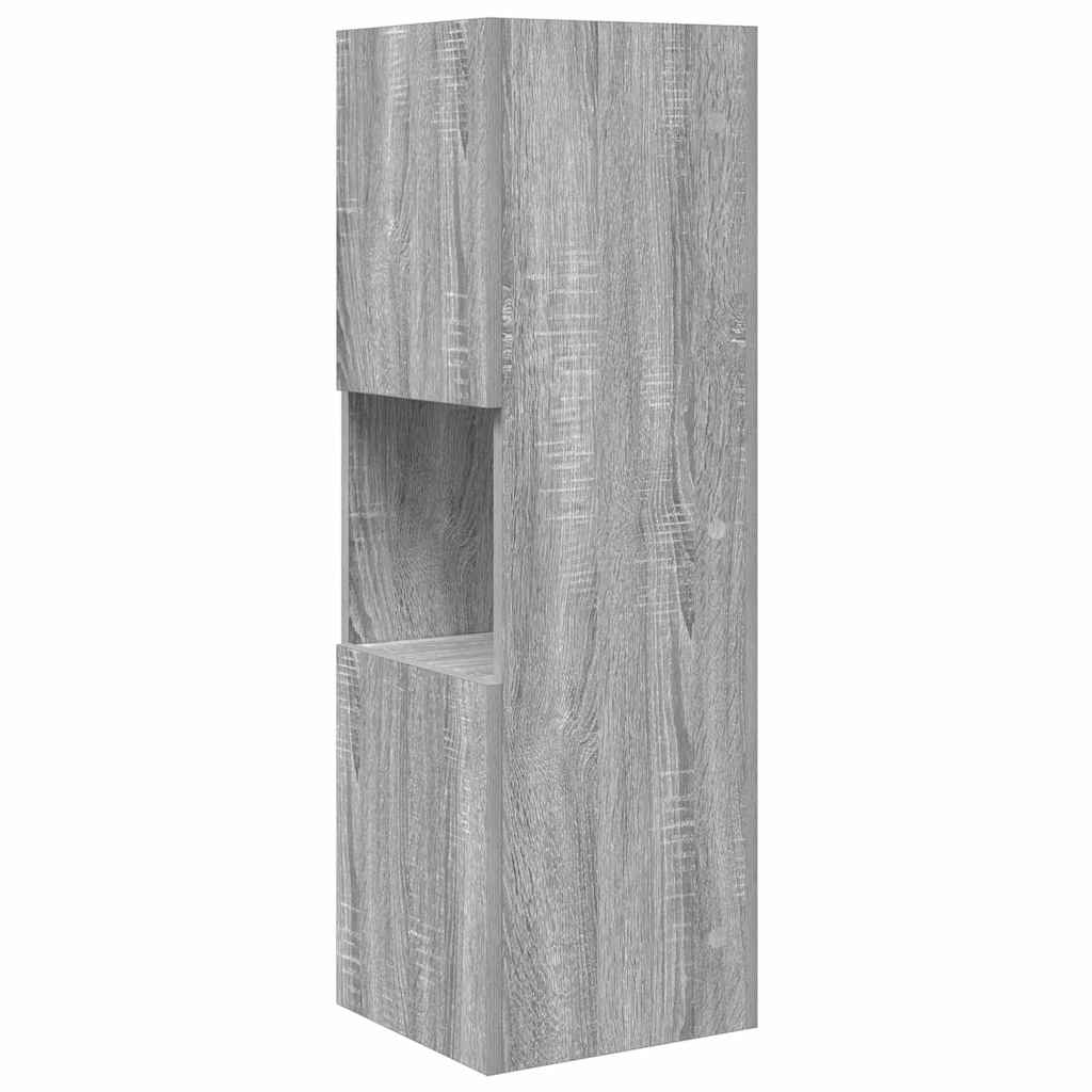 vidaXL Eckschrank Graues Sonoma 30,5x30x95cm Holzwerkstoff