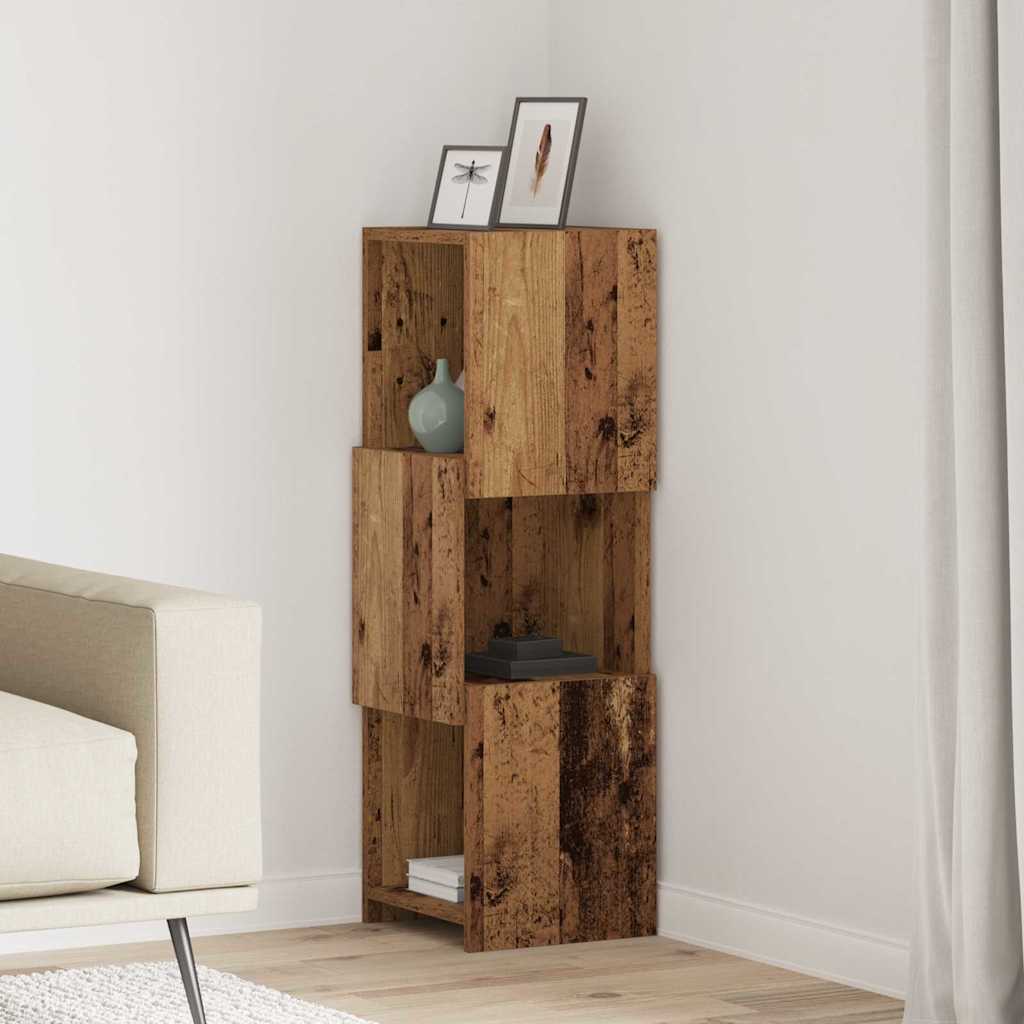 Eckschrank Altholz 30,5x30x95cm Holzwerkstoff