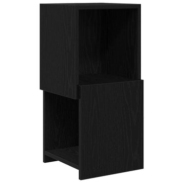 vidaXL Eckschrank Schwarz Eichen-Optik 30,5x30x65cm Holzwerkstoff
