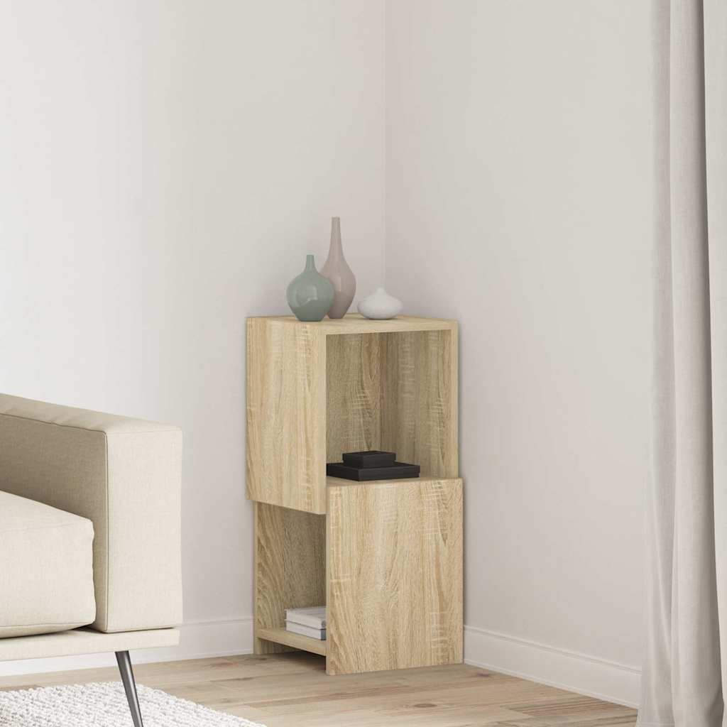 vidaXL Eckschrank Sonoma-Eiche 30,5x30x65cm Holzwerkstoff