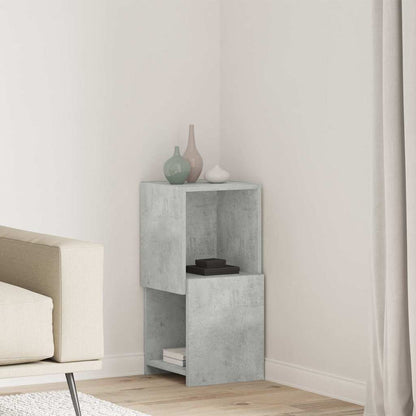 vidaXL Eckschrank Beton Grau 30,5x30x65cm Holzwerkstoff
