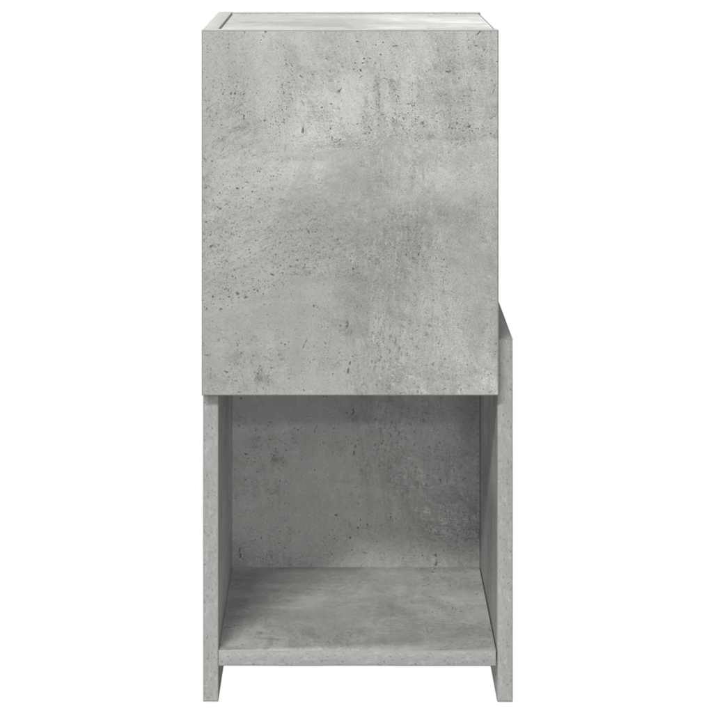 vidaXL Eckschrank Beton Grau 30,5x30x65cm Holzwerkstoff