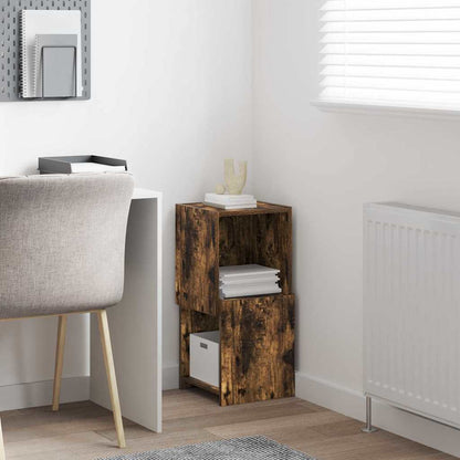 Eckschrank Geräucherte Eiche 30,5x30x65cm Holzwerkstoff