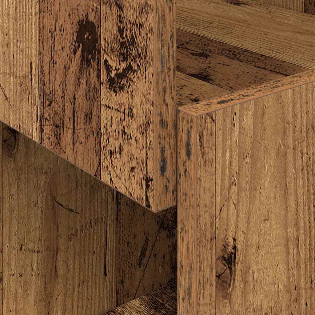 vidaXL Eckschrank Altholz 30,5x30x65cm Holzwerkstoff