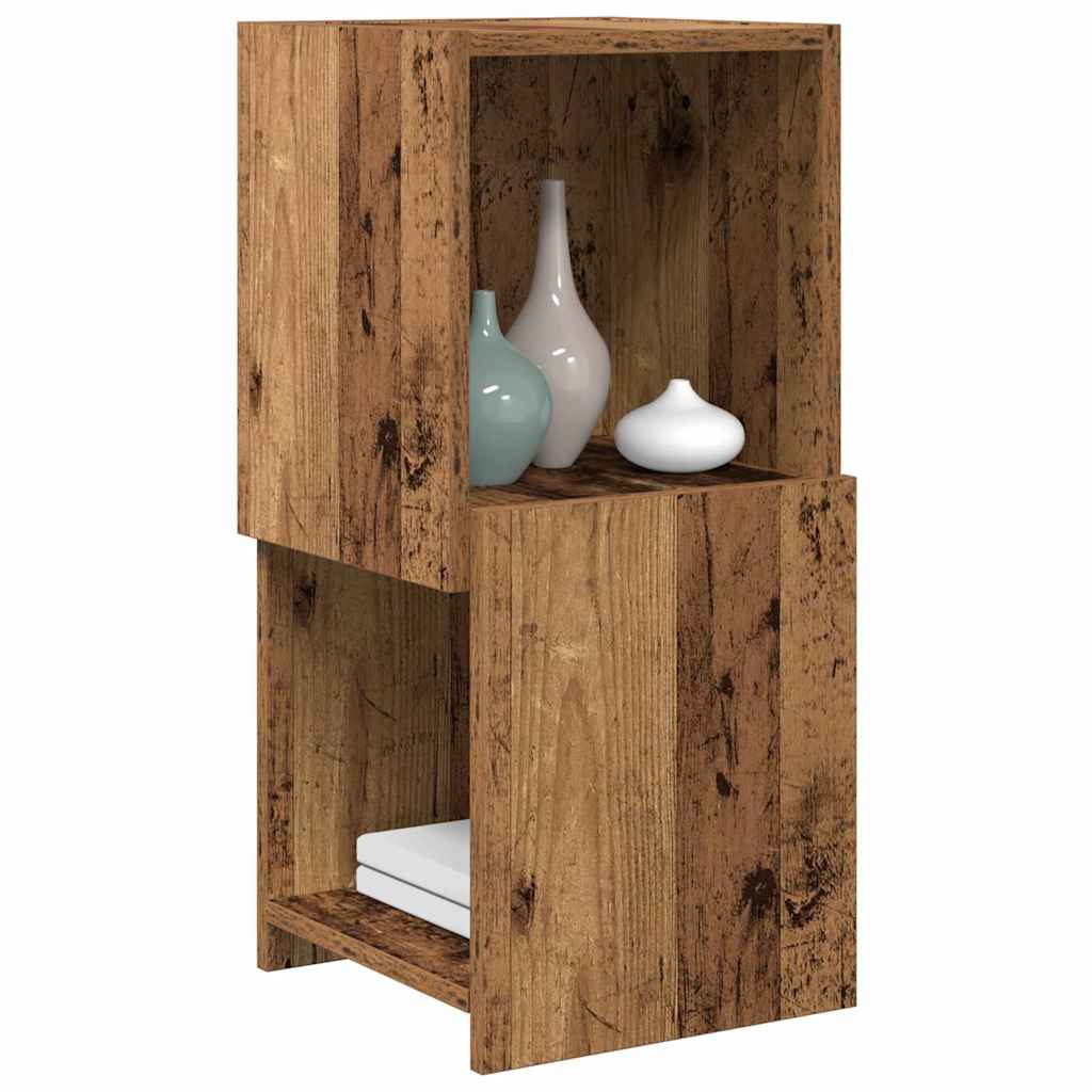 vidaXL Eckschrank Altholz 30,5x30x65cm Holzwerkstoff